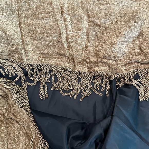 Indigo Moon Chenille Midi Lined Pull On Skirt with Tags Cowgirl Boho Rayon 1X - Picture 3 of 6